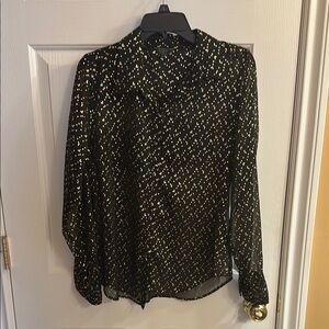 Black and Gold Women's Top